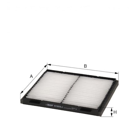 Hengst Cabin Filter, E1955Li E1955LI